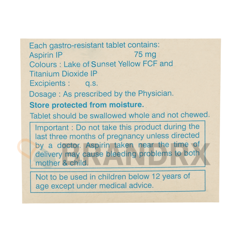 Ecosprin 75 mg USV Private Ltd.